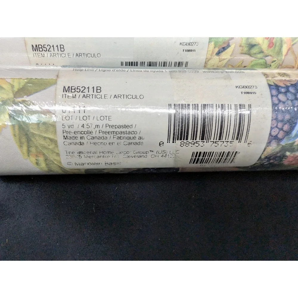 VTG Hallmark Imperial Design Collection Wallpaper Trim Marjolein Bastin 10Yd NOS